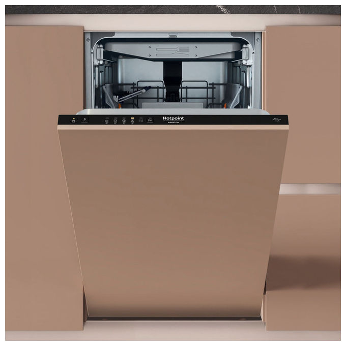 Hotpoint HA4ID11CS80 Lavastoviglie da Incasso 11 coperti Classe D 46 dB 5 programmi ActiveDry (82x44.8x55.5 cm) colore Acciaio Inox