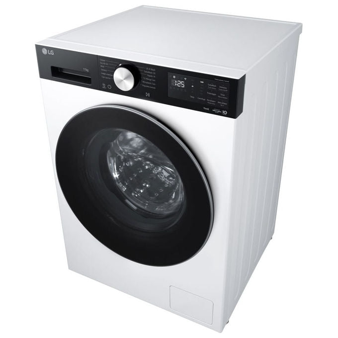 LG Lavatrice Intelligente 11 kg Classe A-40% Bianco-Nero F4NX5009TKC