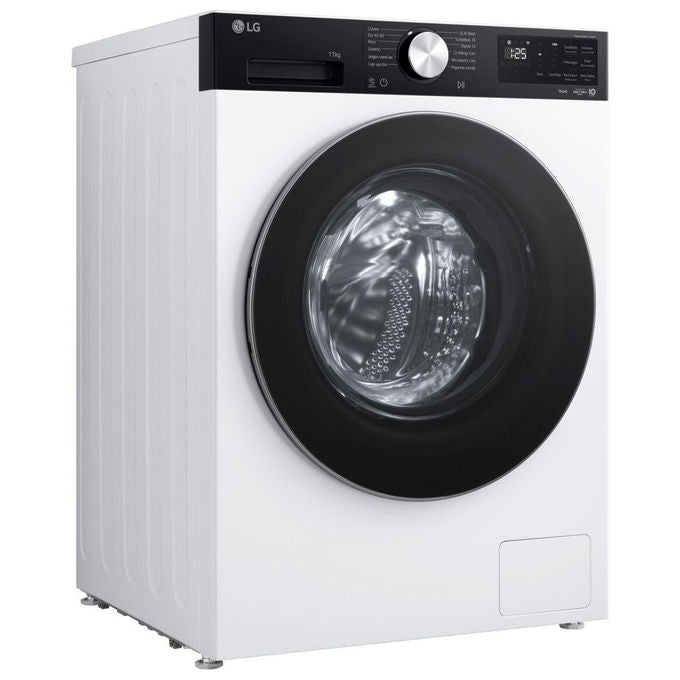 LG Lavatrice Intelligente 11 kg Classe A-40% Bianco-Nero F4NX5009TKC