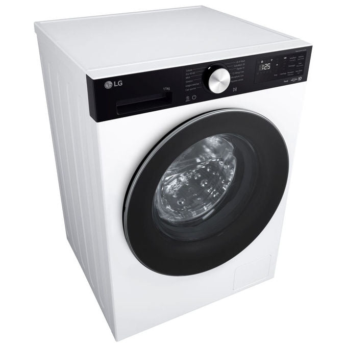 LG Lavatrice Intelligente 11 kg Classe A-40% Bianco-Nero F4NX5009TKC