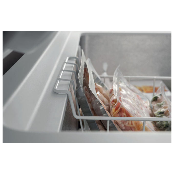 Whirlpool WHE39392T Congelatore a Pozzetto 394 L 92 cm Classe E 42 dB FastFreeze 6° Senso colore Bianco