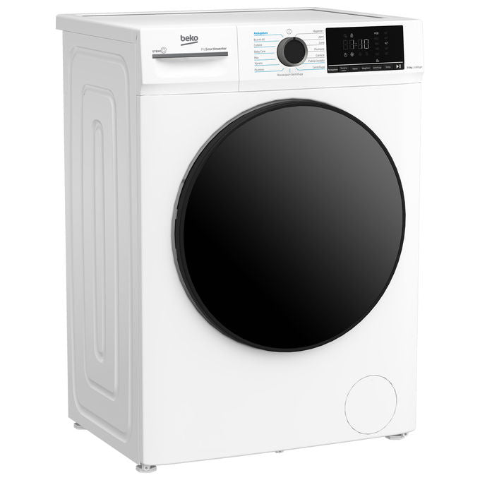 Beko BMDSC7545B Lavasciuga Slim 7-5 Kg 1400 rpm Classe D-A Vapore Inverter (85x60x52 cm) colore Bianco