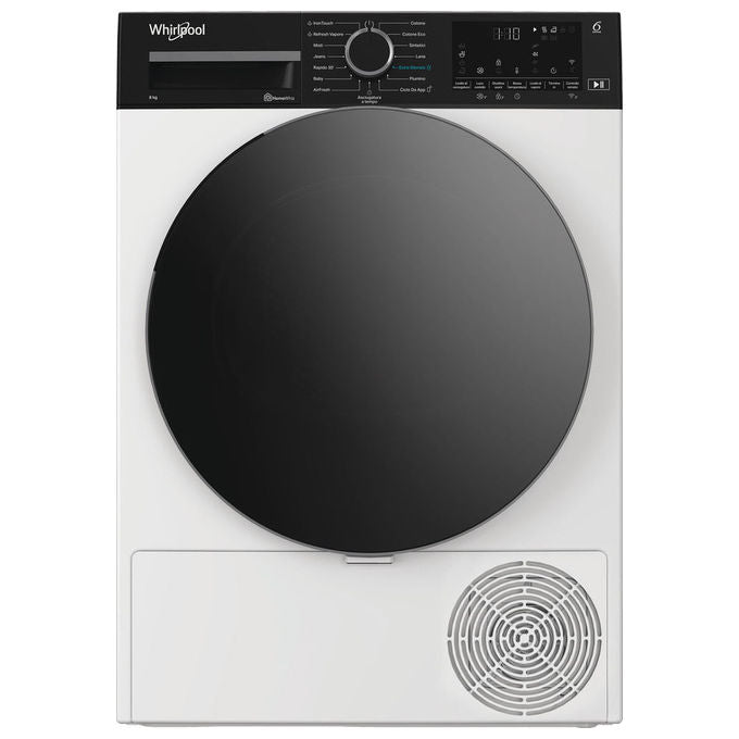 Whirlpool C WD 86M WBS IT Asciugatrice Pompa di Calore 8 Kg Classe A Wi-Fi 6° Sense IronTouch 60 dB (84.6x59.8x67.4 cm) colore Bianco