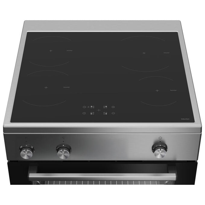 Beko FBE69100X Cucina a induzione Multifunzione 4 fuochi 72 L Classe A SteamShine Forno Elettrico Ventilato Grill (85x60x60 cm) colore Acciaio Inox