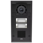 2N 9151302CR IP Force 2.0 Videocitofono IP 2 Pulsanti Telecamera 5 MP Lettore RFID IP69 IK10 colore Nero