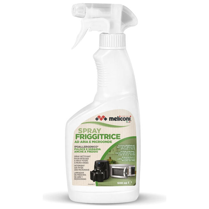 Meliconi 621036 Spray Detergente Friggitrice ad Aria e Microonde 500 ml