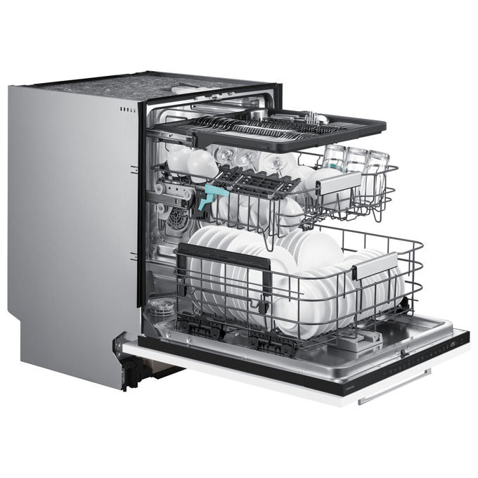 Samsung DW80H73WAB0U1 Lavastoviglie a Scomparsa Totale 14 coperti Classe A 42 dB Wi-Fi Aquastop Pannellabile (89,5x59,5x66 cm) colore Nero