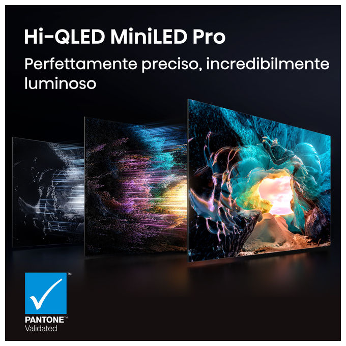 Hisense 65U7S PRO Smart TV Mini LED 65'' 4K UHD 165Hz Dolby Vision VIDAA OS 4 HDMI 2.1 colore Grigio