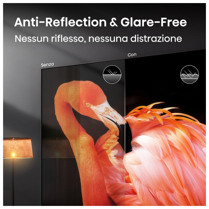 Hisense 65U7S PRO Smart TV Mini LED 65'' 4K UHD 165Hz Dolby Vision VIDAA OS 4 HDMI 2.1 colore Grigio