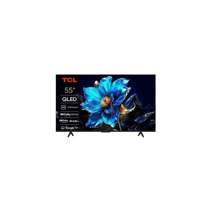TCL 55T69C Smart TV QLED 55'' 4K Ultra HD Google TV Dolby Vision Atmos HDMI 2.1 VRR colore Nero