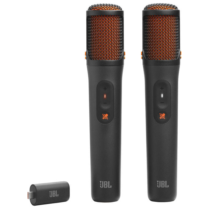 JBL EASYSING MICS Kit 2 Microfoni Wireless Karaoke AI Batteria integrata 10h colore Nero