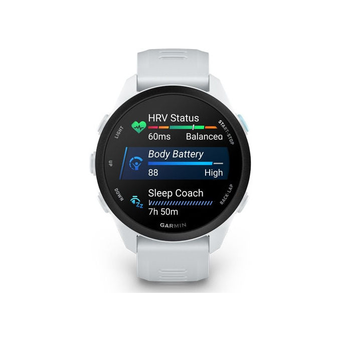 Garmin FORERUNNER 70 Smartwatch GPS AMOLED 1.2'' 390x390 px Multisport Cardiofrequenzimetro 23h GPS colore Bianco