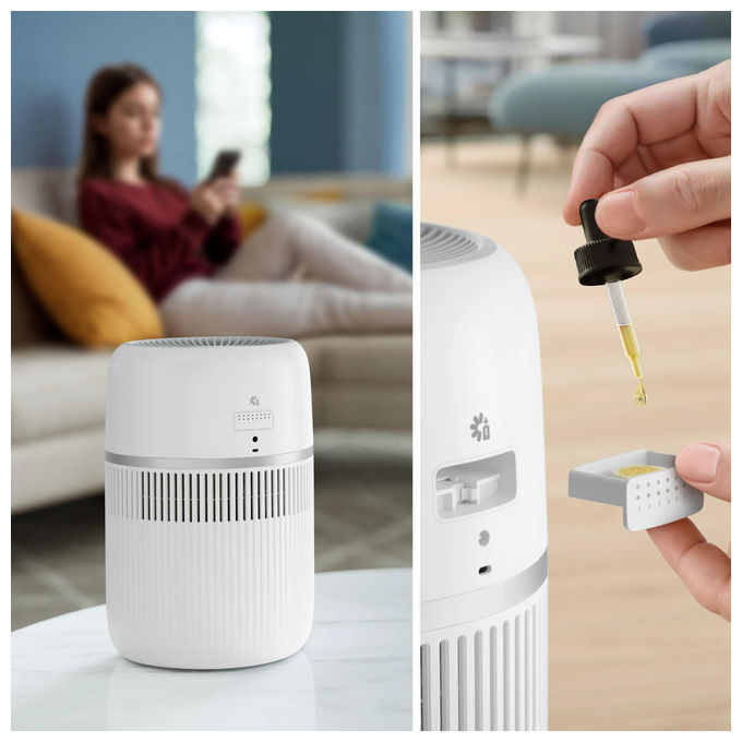 Philips HU4210-04 Serie 4000 Umidificatore d'aria NanoCloud 3,5 L 300 ml-h 44 m² Wi-Fi Touch colore Bianco