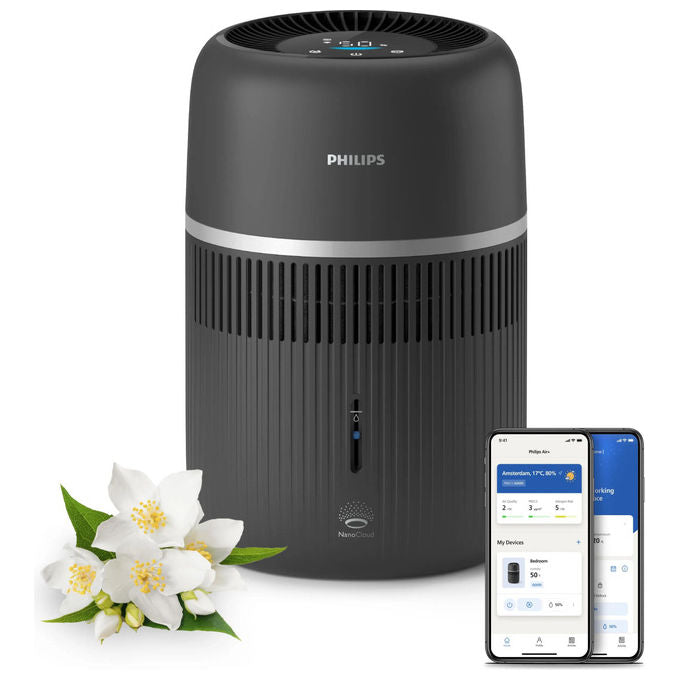Philips HU4210-03 Serie 4000 Umidificatore d'aria Evaporativa 3,5 L 44 m² WiFi colore Grigio Scuro