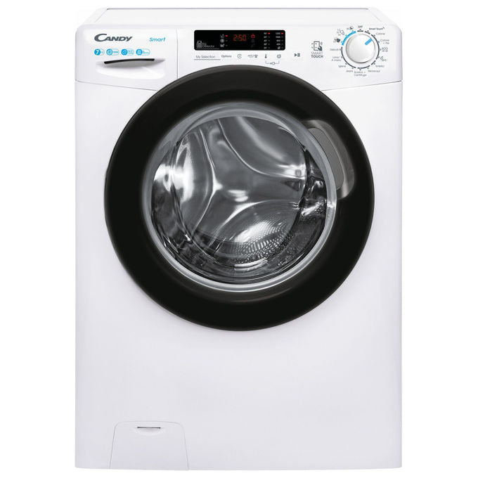 Candy CS4 272DWB4-1-11 Smart Lavatrice Slim 7 Kg 1200 rpm Classe B NFC 16 Programmi (85x60x44 cm) colore Bianco