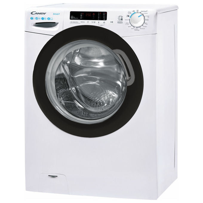 Candy CS4 272DWB4-1-11 Smart Lavatrice Slim 7 Kg 1200 rpm Classe B NFC 16 Programmi (85x60x44 cm) colore Bianco