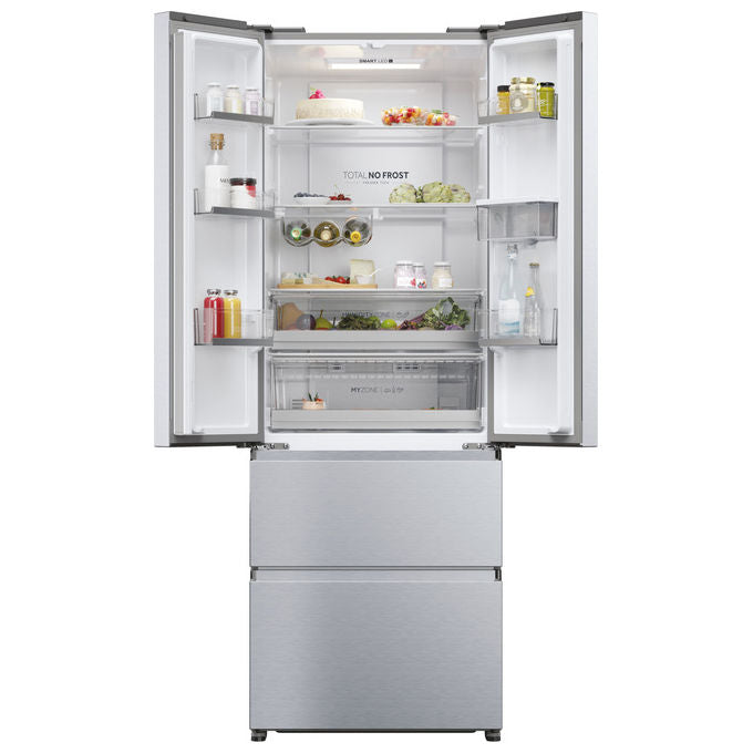 Haier HFR5720EWMG Frigorifero Multidoor 477 L Classe E 37 dB No Frost colore Gentle Silver (200.6x70x67.5 cm)