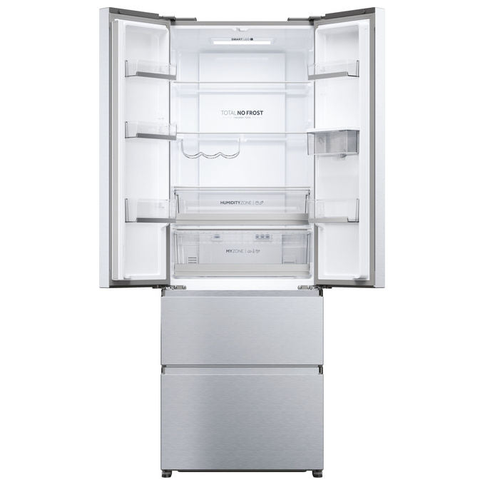 Haier HFR5720EWMG Frigorifero Multidoor 477 L Classe E 37 dB No Frost colore Gentle Silver (200.6x70x67.5 cm)