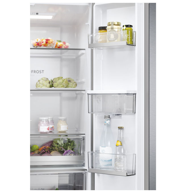 Haier HFR5720EWMG Frigorifero Multidoor 477 L Classe E 37 dB No Frost colore Gentle Silver (200.6x70x67.5 cm)