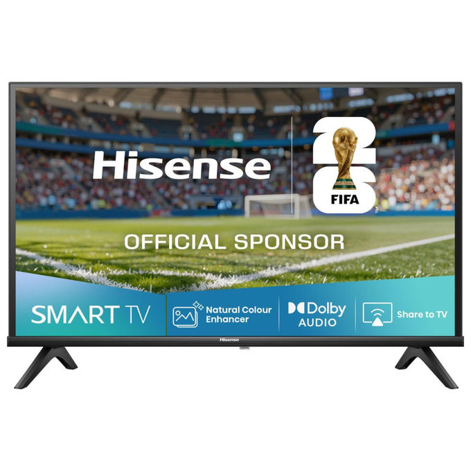 Hisense 32A4Q Smart TV 32'' HD DLED VIDAA Wi-Fi DVB-T2 HDR10 DTS Virtual:X colore Nero