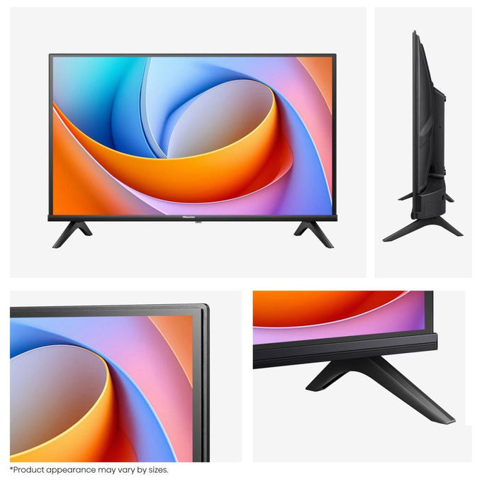 Hisense 32A4Q Smart TV 32'' HD DLED VIDAA Wi-Fi DVB-T2 HDR10 DTS Virtual:X colore Nero