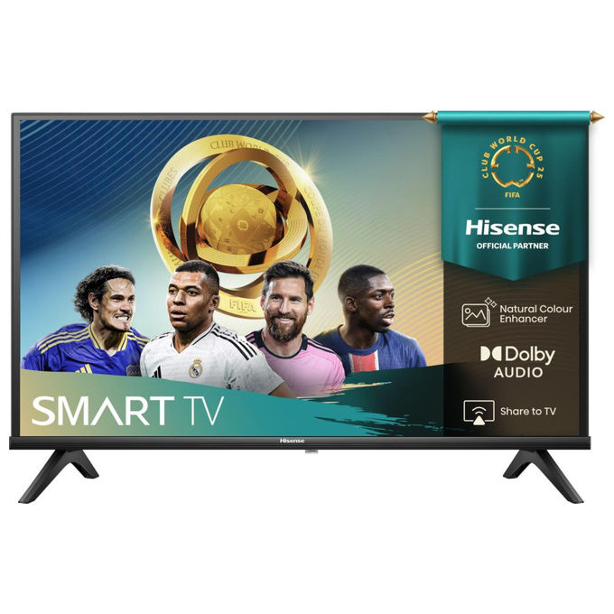 Hisense 32A4Q Smart TV 32'' HD DLED VIDAA Wi-Fi DVB-T2 HDR10 DTS Virtual:X colore Nero