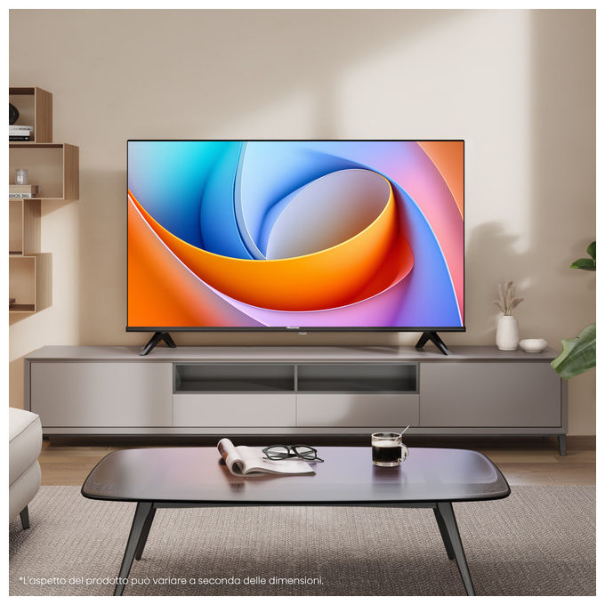 Hisense 32A4Q Smart TV 32'' HD DLED VIDAA Wi-Fi DVB-T2 HDR10 DTS Virtual:X colore Nero