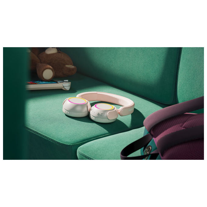 Philips TAK4200 Cuffie Wireless Bluetooth 5.4 On-Ear 45h Autonomia Riduzione Rumore colore Rosa Bianco