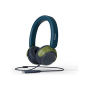 Philips TAK2000BL-00 Cuffie On-Ear per Bambini Cablate Jack 3,5 mm Volume Limitato 85 dB Microfono colore Blu