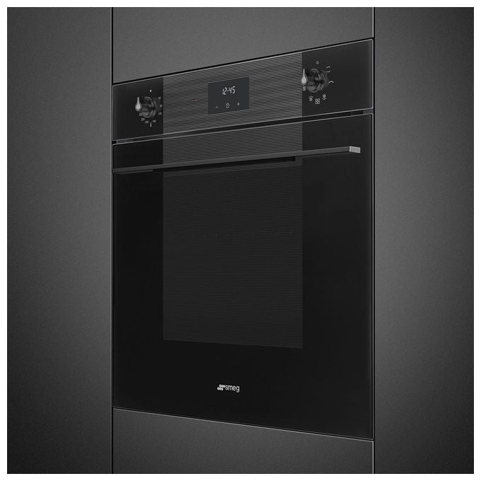Smeg SF6100VB3 Linea Forno da incasso Elettrico Ventilato 70 L Classe A 6 funzioni Vapor Clean (59,2x59,7x54,8 cm) colore Nero