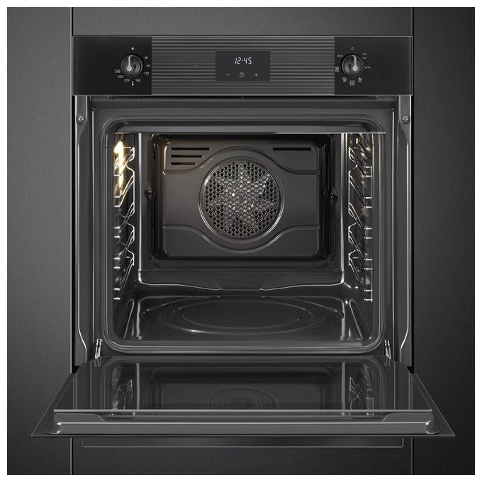 Smeg SF6100VB3 Linea Forno da incasso Elettrico Ventilato 70 L Classe A 6 funzioni Vapor Clean (59,2x59,7x54,8 cm) colore Nero