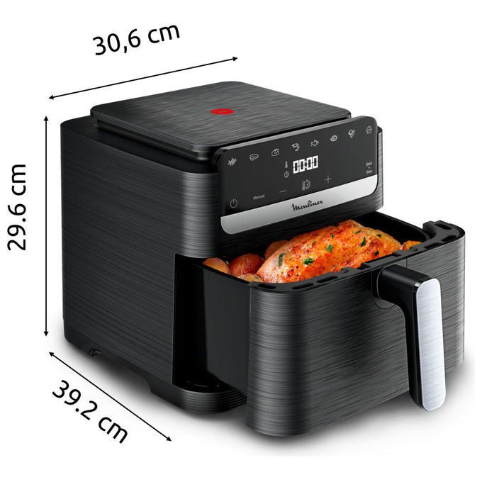 Moulinex EZ8618 Easy Fry Mega Compact Friggitrice ad aria 7.5 L 2020 W programmi preimpostati display touch colore Nero