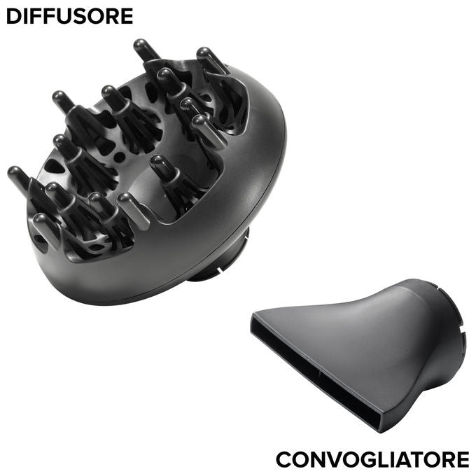 Bellissima 11728 My Pro P3 3400 Asciugacapelli 2400 W Ionico Ceramica 2 Velocita' 3 Temperature Diffusore colore Nero
