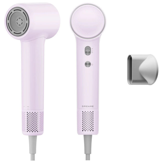 Dreame HDMINIFPK Mini Flow Asciugacapelli 1200 W Ionica 2 velocita' 5 temperature beccuccio lisciante colore Rosa