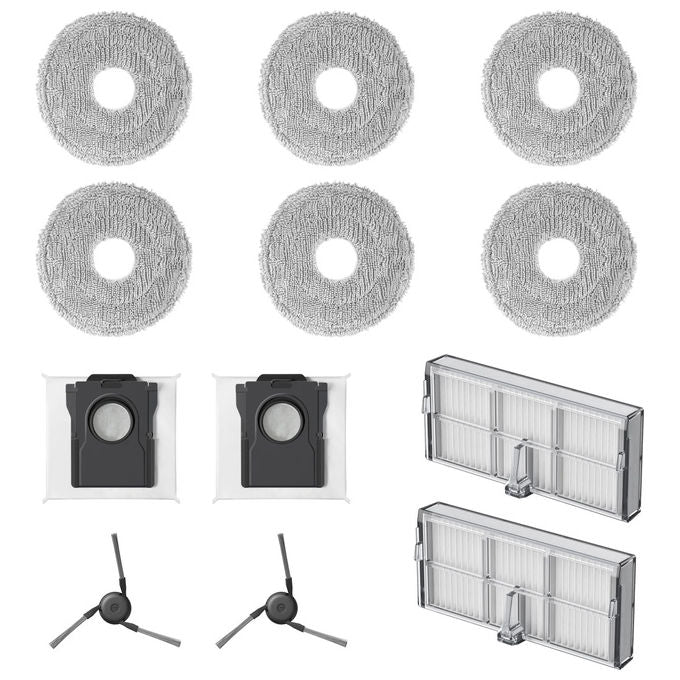 Mova MRAK67 Kit Accessori Robot Aspirapolvere per P50 Pro Ultra e P50 Ultra pads lavanti filtri spazzole sacchetti