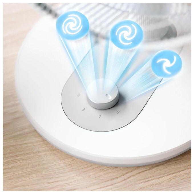 Philips CX1030-00 Mercury Serie 1000 Ventilatore da Tavolo 35 cm 3 velocita' 35 dB 2000 m³-h colore Bianco