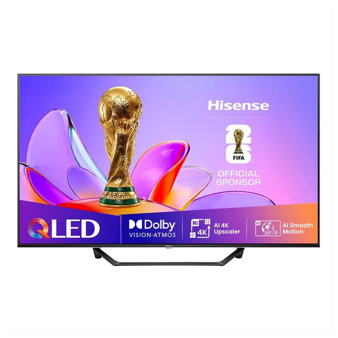 Hisense 43A79S A7 Series Smart TV QLED 43'' 4K Ultra HD VIDAA HDR10+ Dolby Vision Wi-Fi colore Nero