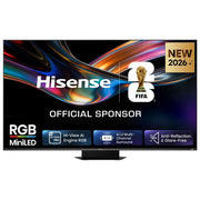 Hisense 75UR9S Smart TV RGB MiniLED 75'' 4K 180Hz Dolby Atmos 4.1.2 VIDAA Wi-Fi 6E colore Grigio