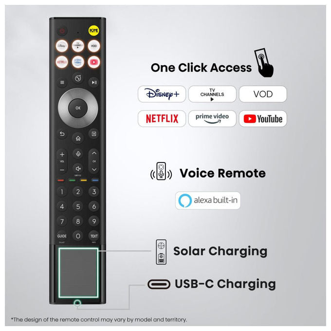 Hisense 75UR9S Smart TV RGB MiniLED 75'' 4K 180Hz Dolby Atmos 4.1.2 VIDAA Wi-Fi 6E colore Grigio