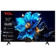 TCL 50T69C TV QLED 50'' 4K Ultra HD Google TV Dolby Vision Atmos Game Master colore Nero