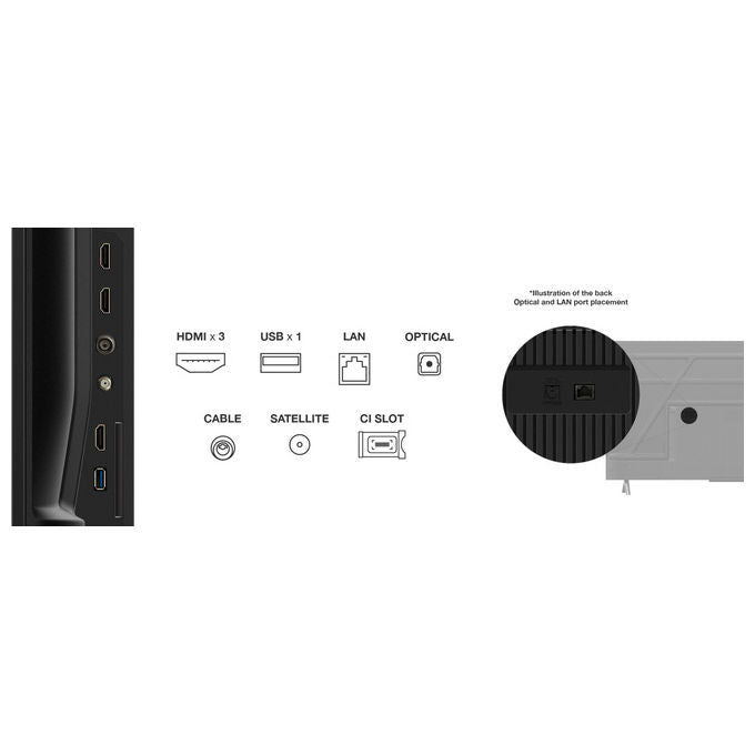 TCL 50T69C TV QLED 50'' 4K Ultra HD Google TV Dolby Vision Atmos Game Master colore Nero