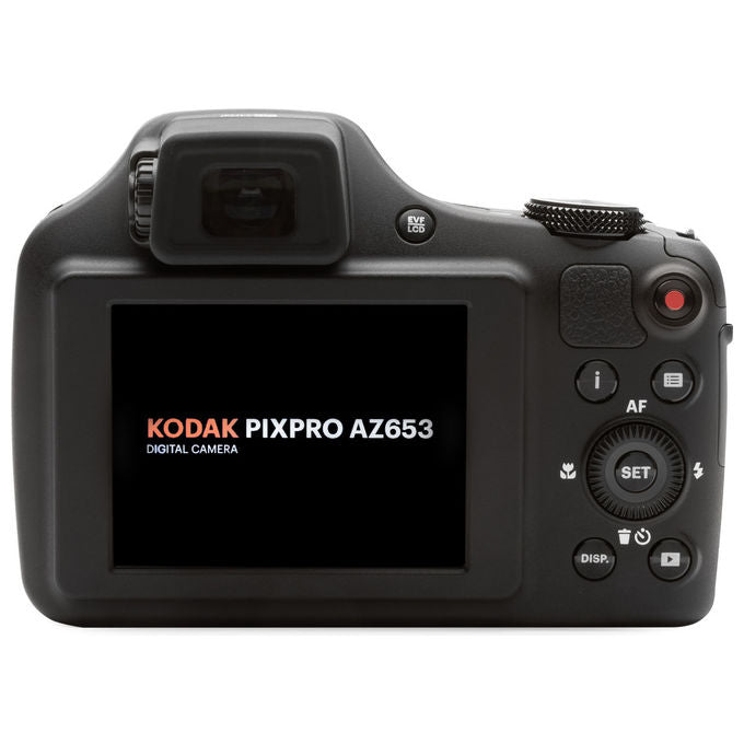 Kodak AZ653 Astro Zoom Fotocamera Bridge 20 MP Zoom Ottico 65x Full HD Wi-Fi colore Nero
