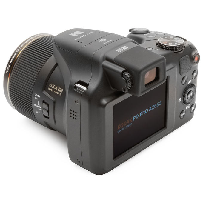 Kodak AZ653 Astro Zoom Fotocamera Bridge 20 MP Zoom Ottico 65x Full HD Wi-Fi colore Nero