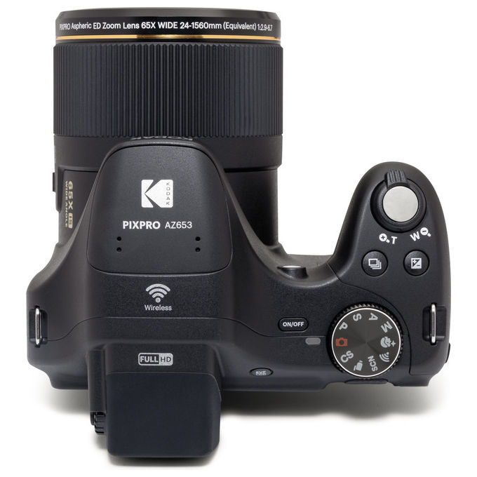 Kodak AZ653 Astro Zoom Fotocamera Bridge 20 MP Zoom Ottico 65x Full HD Wi-Fi colore Nero