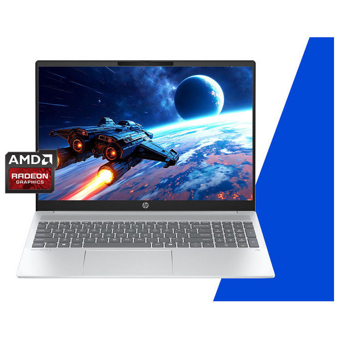 HP D70E7EA OmniBook 5 Laptop 16 pollici 16 GB RAM 512 GB SSD AMD Ryzen AI 5 330 Wi-Fi 6 Windows 11 Home colore Argento