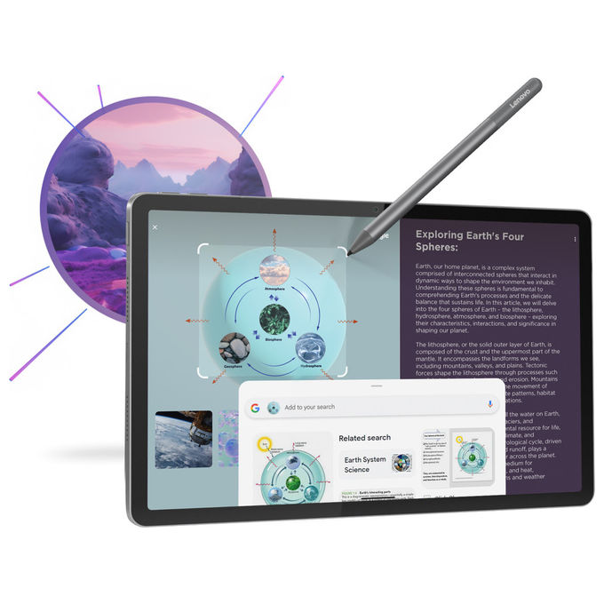 Lenovo ZAFR0983SE Idea Tab Tablet 11'' MediaTek Dimensity 6300 8 GB RAM 256 GB Android 15 Wi-Fi 5 con Pennino colore Grigio
