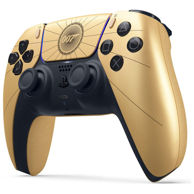 Sony 1000052021 DualSense 007 First Light Limited Edition Controller Wireless PS5 Grilletti Adattivi Feedback Aptico colore Oro