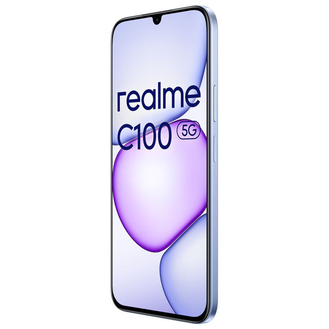 Realme C100 5G Smartphone Dual SIM 6.8'' LCD 144Hz MediaTek Dimensity 6300 4GB 256GB 50MP 6600mAh IP64 colore Viola