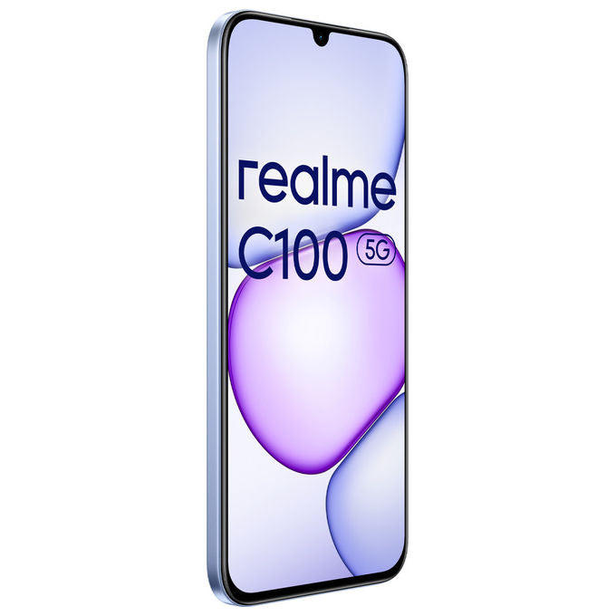 Realme C100 5G Smartphone Dual SIM 6.8'' LCD 144Hz MediaTek Dimensity 6300 4GB 256GB 50MP 6600mAh IP64 colore Viola