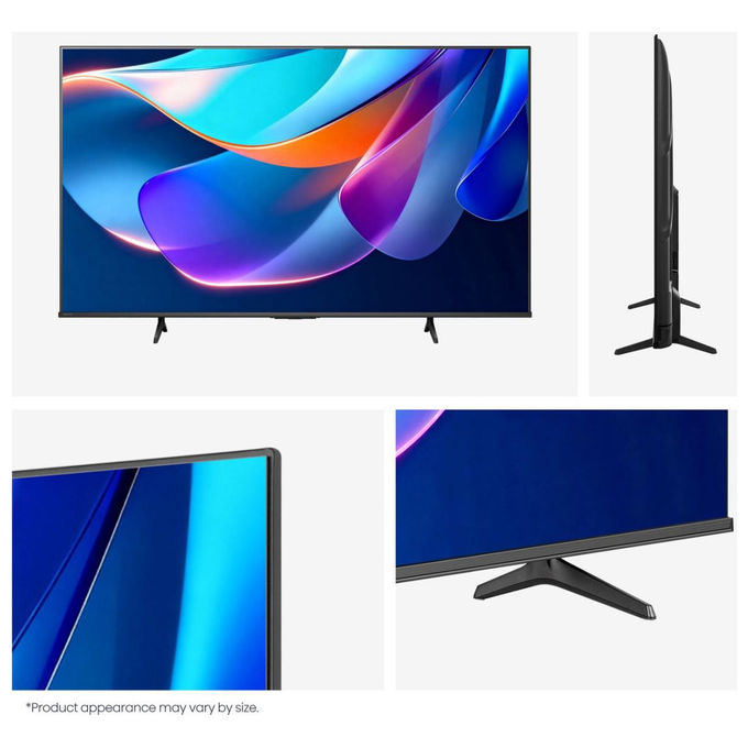Hisense 50A6S Smart TV 50'' 4K Ultra HD DLED VIDAA HDR10+ Dolby Vision DTS Virtual X Wi-Fi Bluetooth Game Mode colore Nero